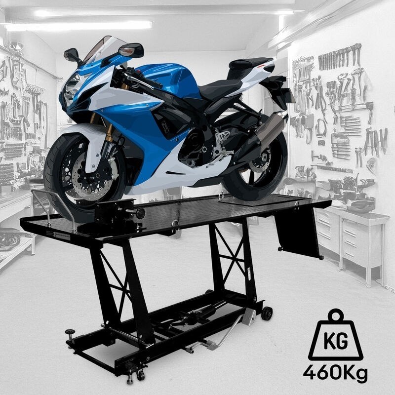 Hydraulický zvedák na motocykl Bituxx 460 kg černý, centrální M19722